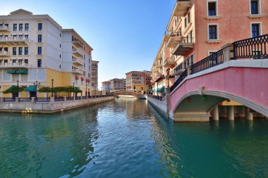 Qanat Quartier Doha, Katar 'daki Pearl Island' da