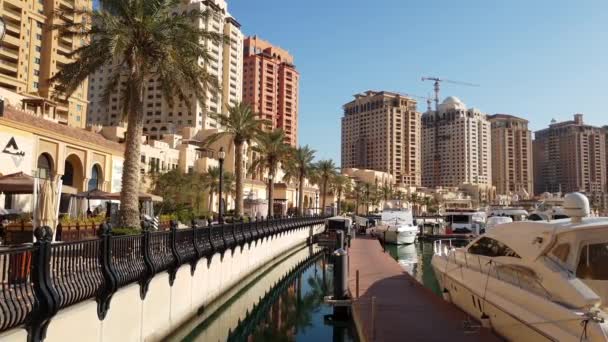 Doha, Qatar - 23 novembre. 2019. Porto Arabie sur l'île des Perles — Video