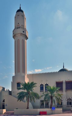 Doha, Katar - 21 Kasım. 2019. Al Najada bölgesindeki Doha Mescidi camii.