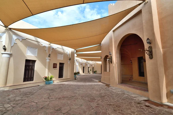 Ντόχα, Κατάρ - 20 Νοεμβρίου. 2019. Οδός στο Πολιτιστικό Χωριό Κατάρα — Φωτογραφία Αρχείου