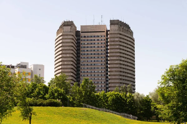 Moscú, Rusia - 21 de mayo. 2018. Centro Ruso de Investigación del Cáncer nombrado en honor a N. N. Blokhin — Foto de Stock