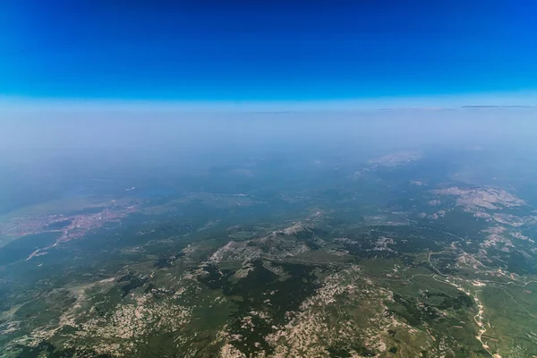 Widok Dużej Wysokości Góry Dynarskie Czarnogóra — Zdjęcie stockowe