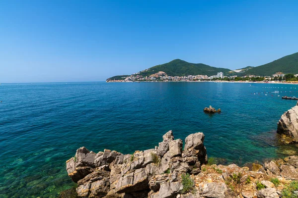 Popular Resort Adriático Budva Montenegro — Fotografia de Stock