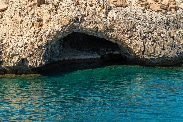 Kalksteinküste Insel Zypern — Stockfoto