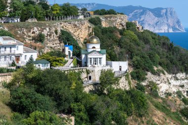 St. George Monastery in Sevastopol in Crimea clipart