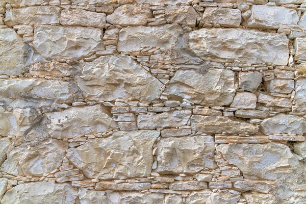 Fragment Ancient Stone Wall Cyprus Background — Stock Photo, Image