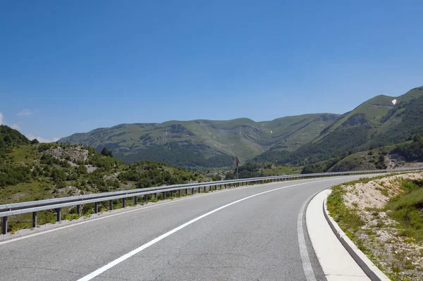 Paisaje Con Una Carretera Norte Montenegro —  Fotos de Stock