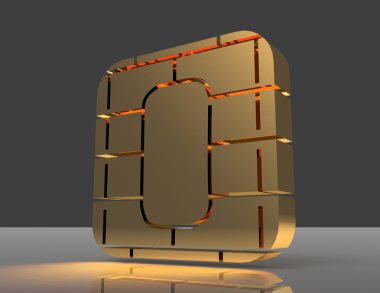 SIM kartı veya kredi kartı kavramı