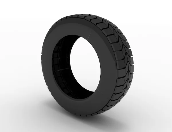 타이어 개념입니다. 3d 렌더링 된 그림 — 스톡 사진