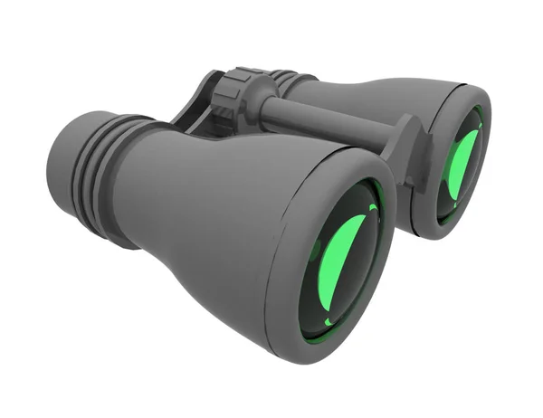 3d binocular concept. rendered illustration — Stock Photo, Image