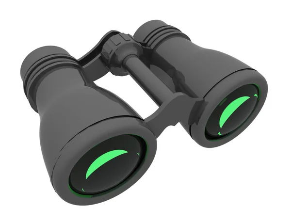 3d binocular concept. rendered illustration — Stock Photo, Image