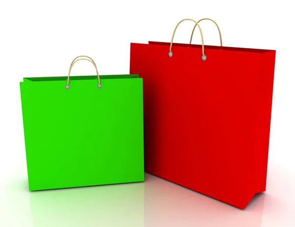 Shopping väska koncept. 3D illustration — Stockfoto