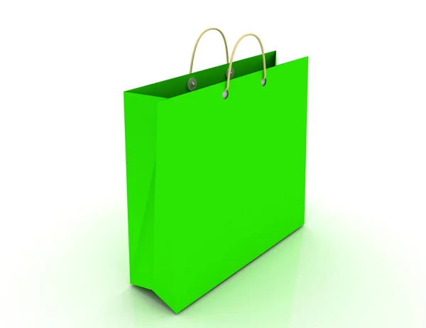 Koncepcja torba na zakupy. ilustracja 3D — Zdjęcie stockowe