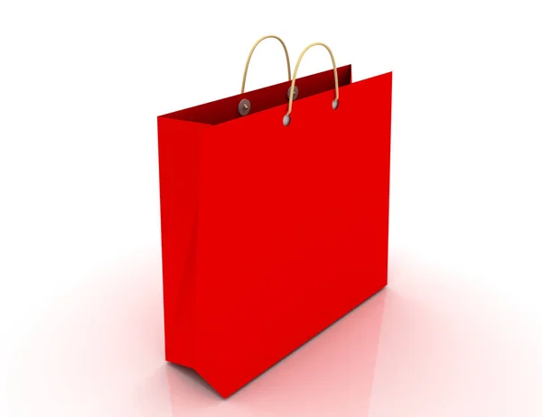 Shopping väska koncept. 3D illustration — Stockfoto