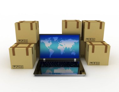 Sevkiyat, teslimat ve lojistik teknoloji iş sanayi 