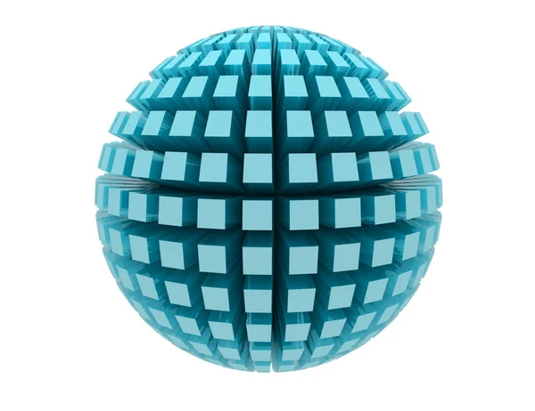 3d abstract sphere concept . rendered illustration — Stock Photo, Image