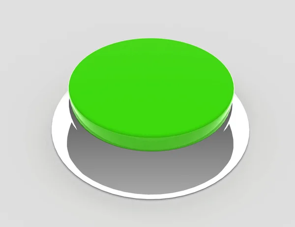 Ícone conceito botão. 3d ilustração renderizada — Fotografia de Stock