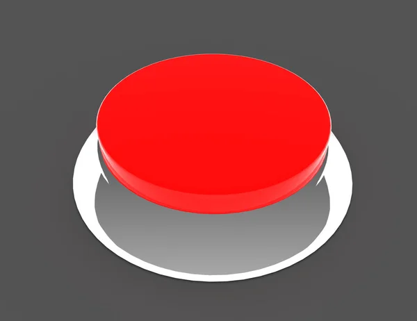 Icône de concept de bouton. Illustration en 3D — Photo