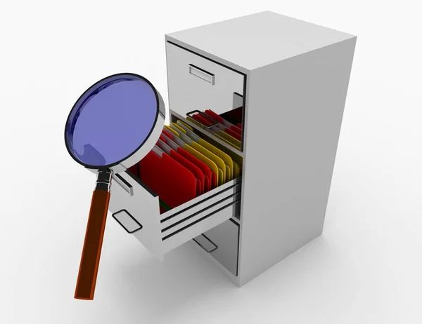 3d file cabinet . 3d rendered illustration — Stock Photo, Image
