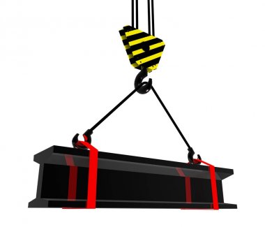 3D sanayi kavramı. 3D render illüstrasyon