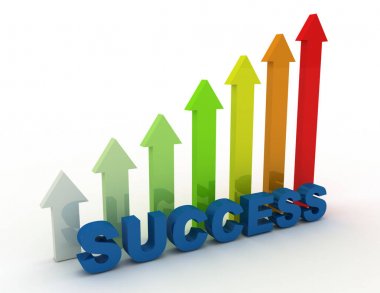 Metin ile 3D grafik kavramı. 3D render illüstrasyon