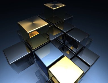 3D arka plan. mimari tasarım render .3d illus