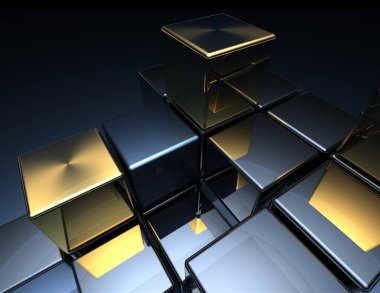 3D arka plan. mimari tasarım render .3d illus