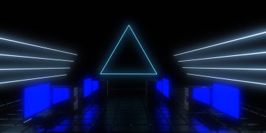 3D gelecek veri girişi kavramı. 3d illüstrasyon