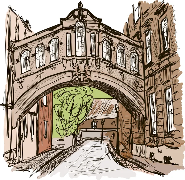 çok eski bir köprü Oxford