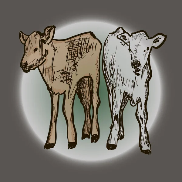 Zwierzęta na farmie — Wektor stockowy