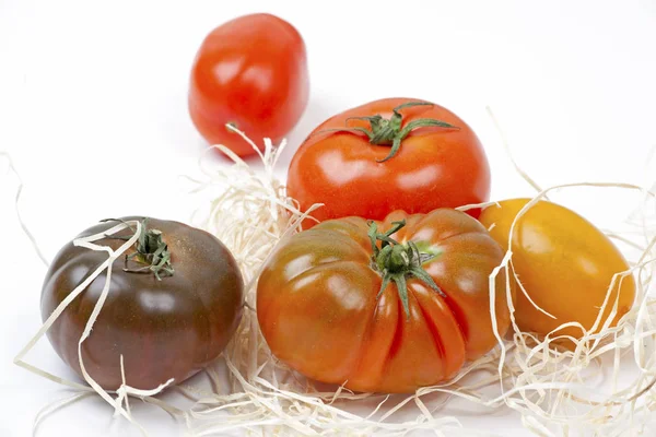 Tomates no tabe — Fotografia de Stock