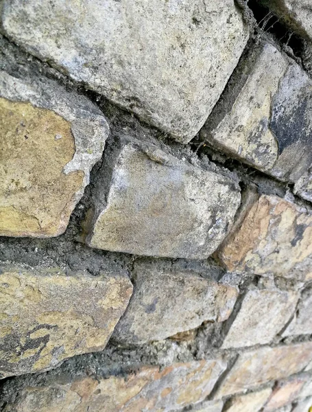 Bardzo stary ceglany mur — Zdjęcie stockowe
