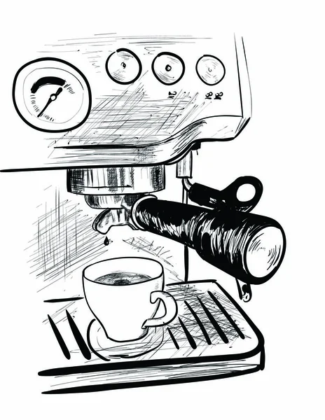 Un café tous les jours — Image vectorielle