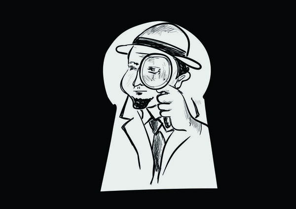 Спящий мужчина ищет
