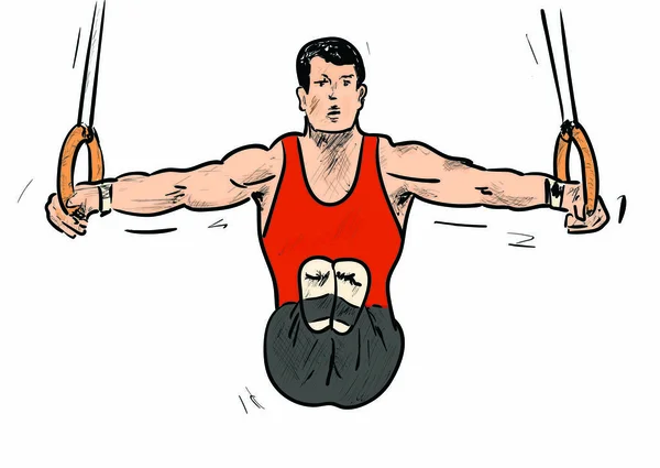 Gimnastic 毎日 — ストックベクタ