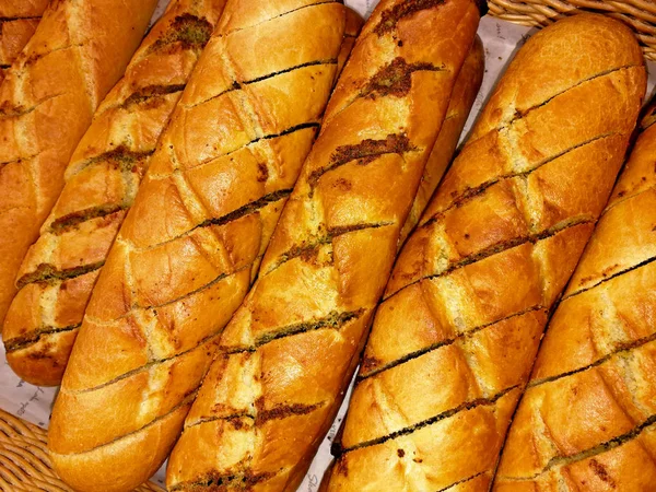 Pane sulla tavola — Foto Stock