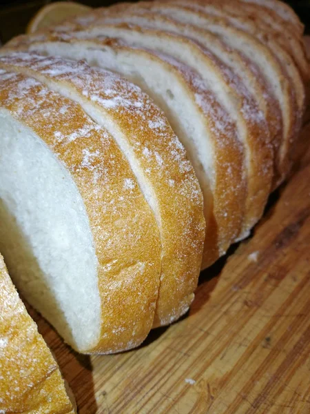 Brot Auf Dem Tisch — Stockfoto