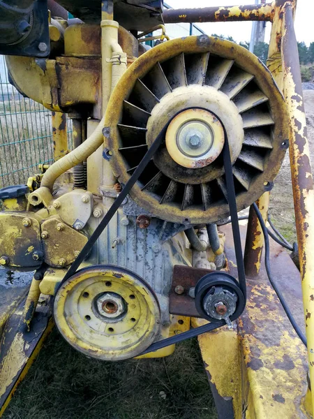 Oude Generator Bouwplaats — Stockfoto