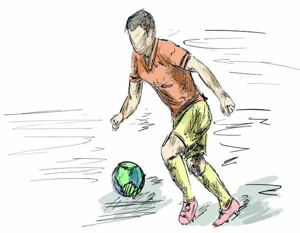 Хороший Футбол Каждый День — стоковый вектор