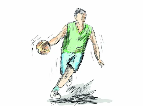 Bon Basket Tous Les Jours — Image vectorielle