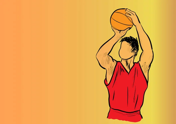 Baloncesto todos los días — Vector de stock