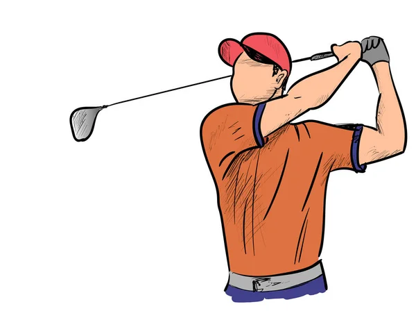 Golf1 — Vector de stock