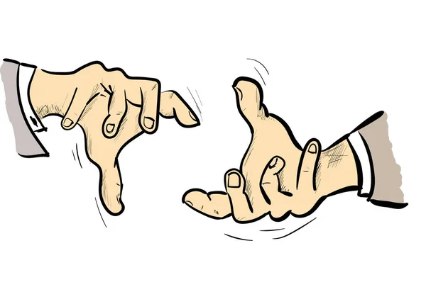 Две руки — стоковый вектор