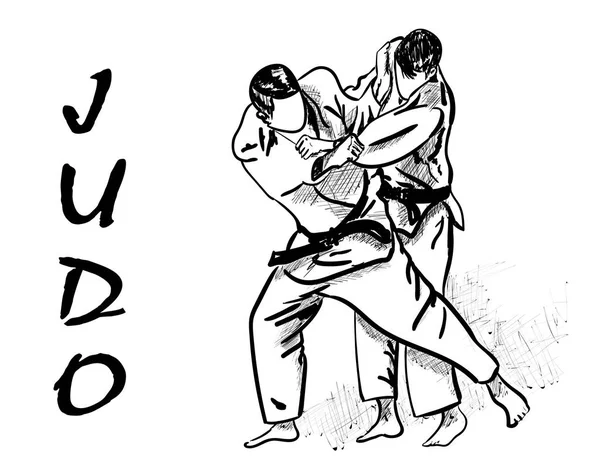 Een judo elke dag — Stockvector