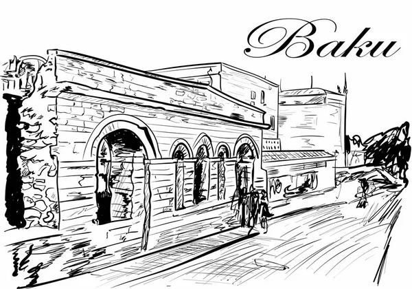 Bakou — Image vectorielle