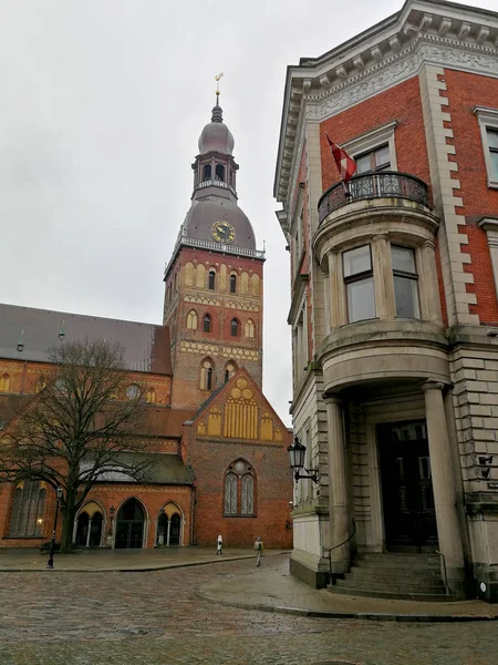 Riga Dans Jour Pluie — Photo