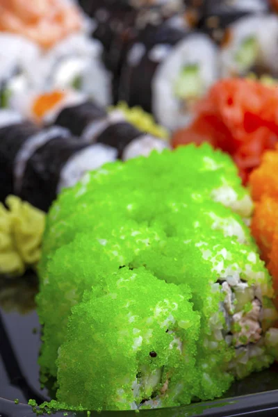 Sushi Giapponese Piatto — Foto Stock