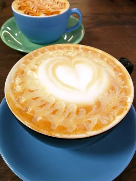 Une Tasse Cappuccino — Photo