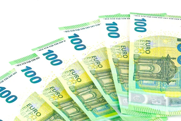100 Euro Luk Banknotlar — Stok fotoğraf