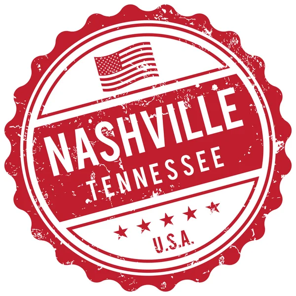 Nashville Tennessee Stempel — Stockvektor